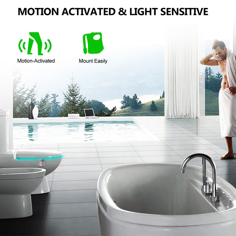 Motion Sensor Toilet Seat Light