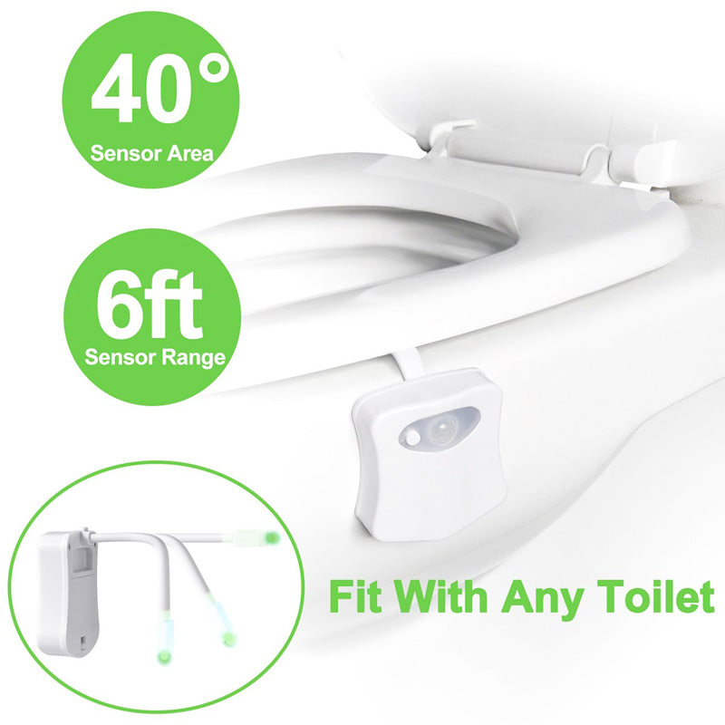 Motion Sensor Toilet Seat Light