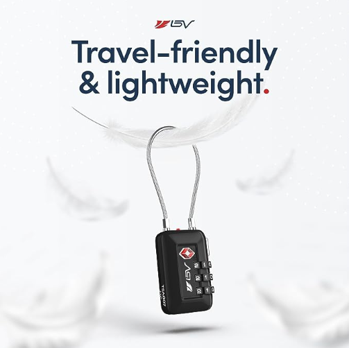 CF365 TSA Approved Luggage Travel Lock, Set-Your-Own Combination Lock