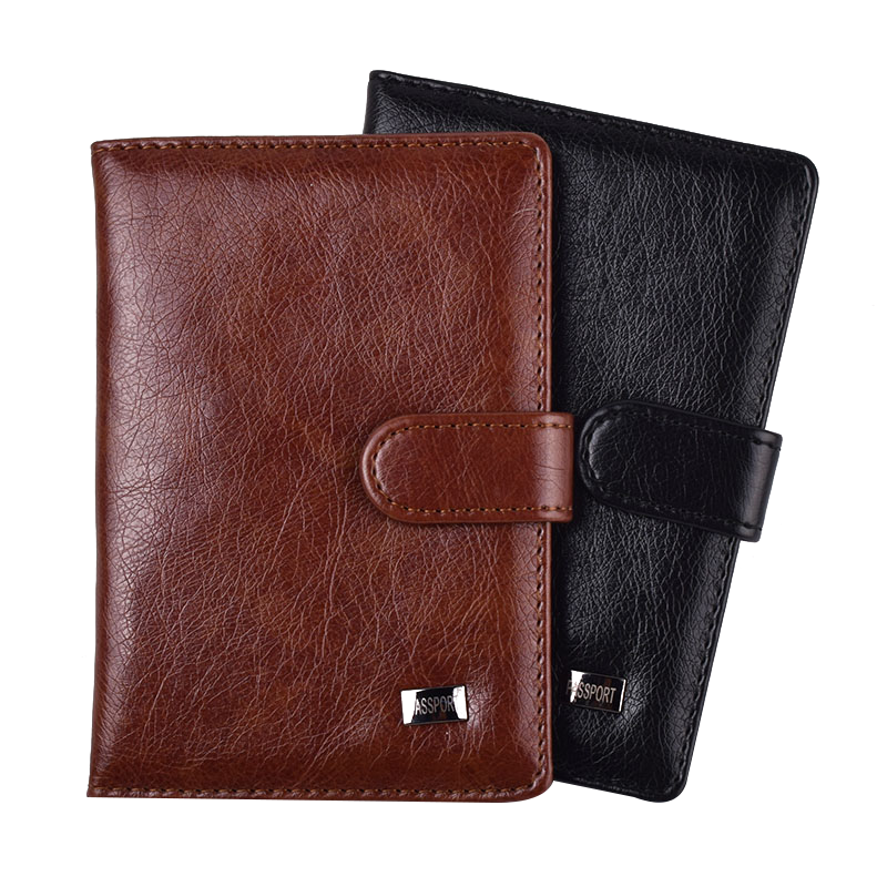 Passport Cover Leather Wallet