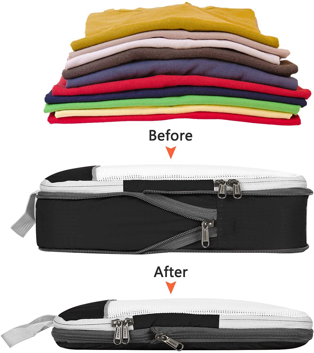 Compressed Travel Storage Organizer Set