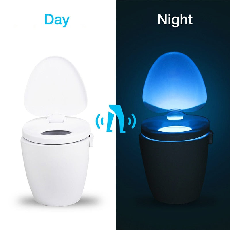 Motion Sensor Toilet Seat Light