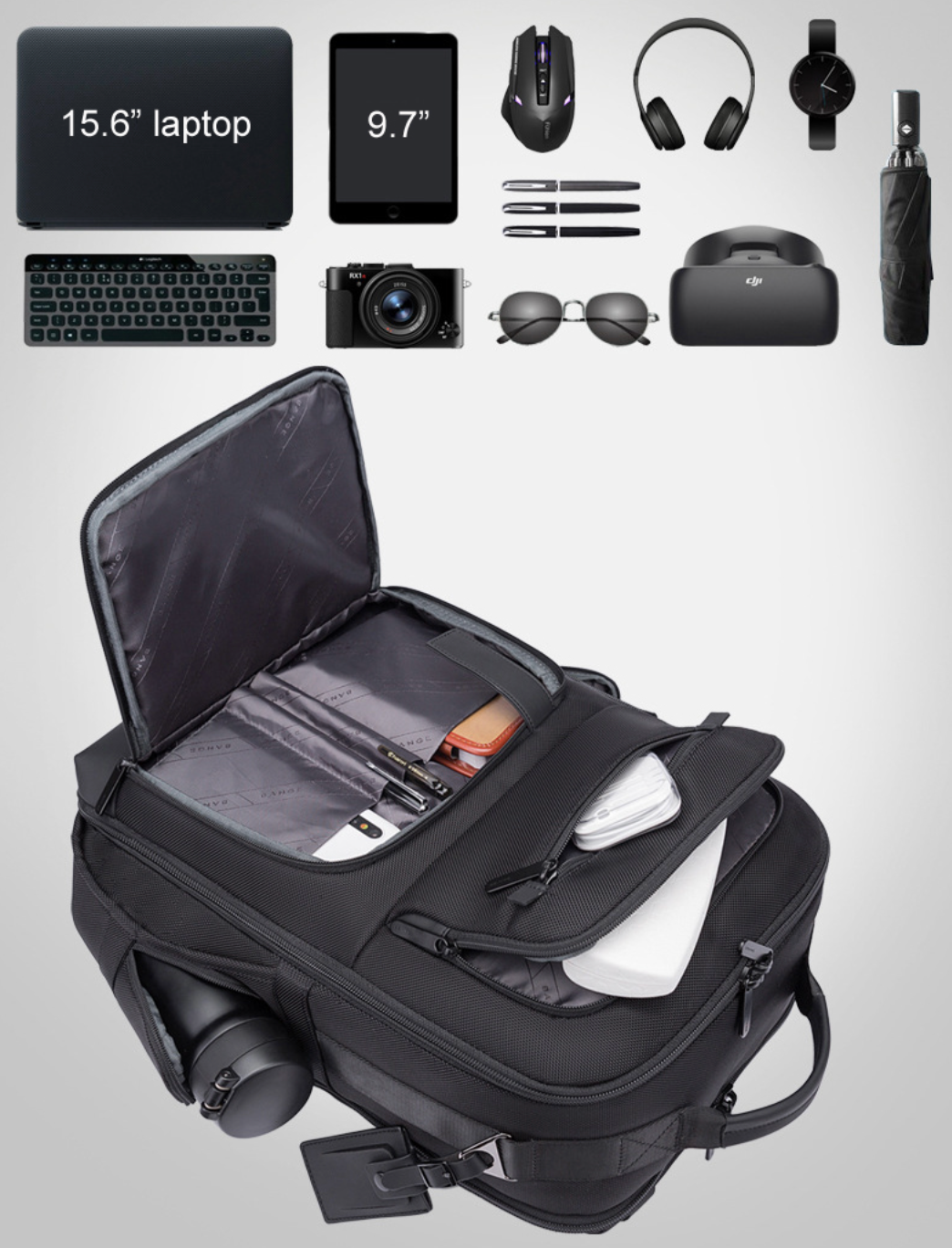 WanderLite Waterproof Travel Backpack